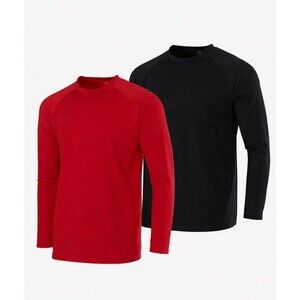 2 Pack Boy's Youth Rash Guard Fishing Shirt Long Sleeve Swim LargeShirts UPF 50+